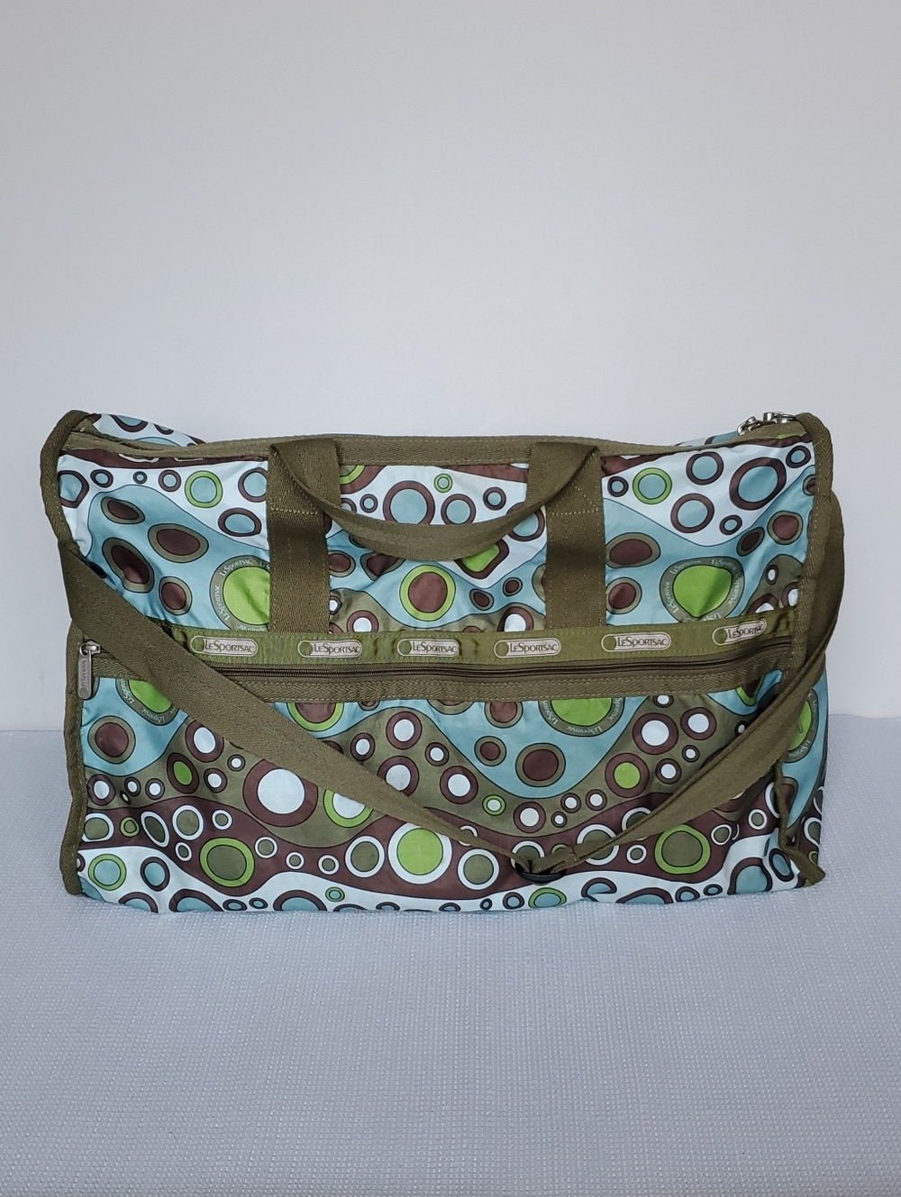 LeSportsac Circle-Print Large Weekender Travel Bag